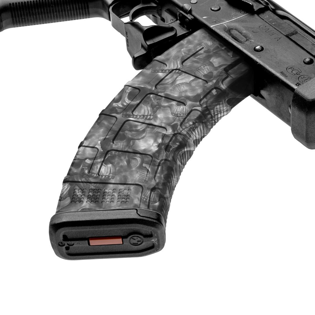GunSkins® prémiový vinylový skin na zásobník AK-47 – Proveil® Reaper Black™ (Farba: Proveil® Reaper Black™)