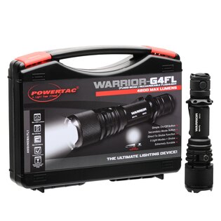 Powertac® Warrior G4 - 4200 lumenov taktické svietidlo (rozptýlené svetlo)