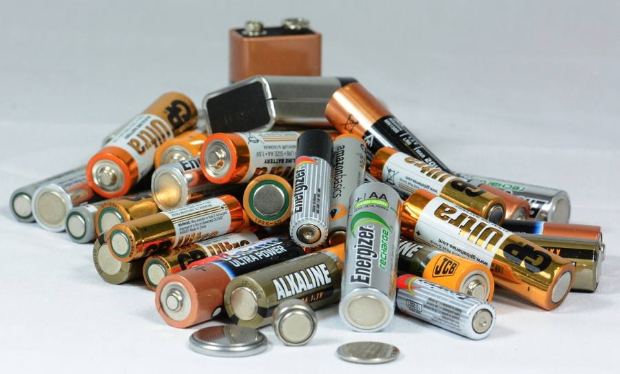 Rôzne druhy batérií