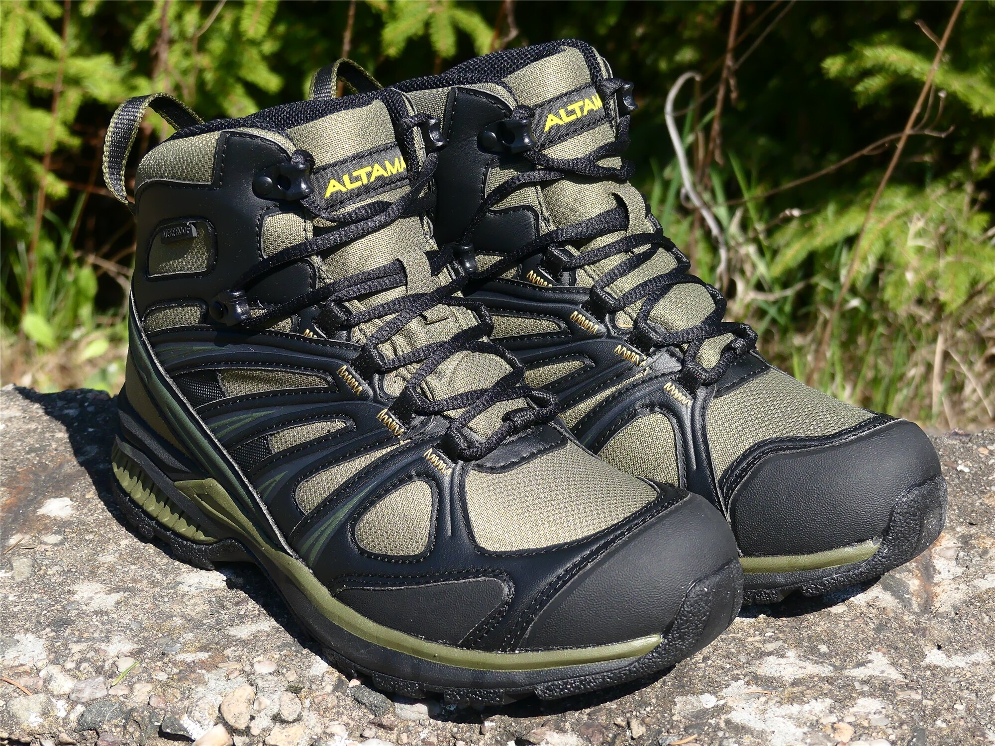 Taktická obuv Altama® Aboottabad Trail Mid WP - zelená (Farba: Zelená, Veľkosť: 38 (EU))