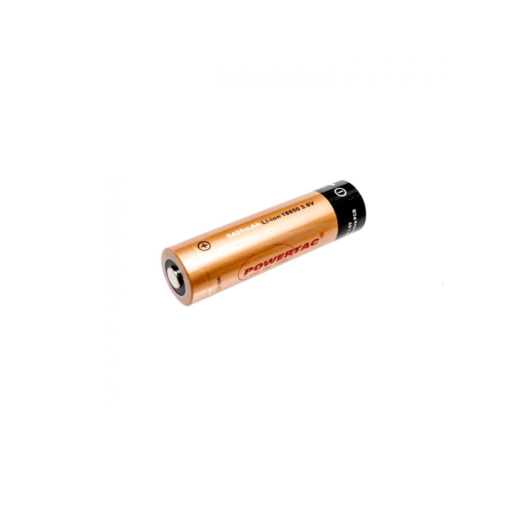 Batéria Powertac® 18650 dobíjacia (3400 mAh) (Farba: Zlatá)