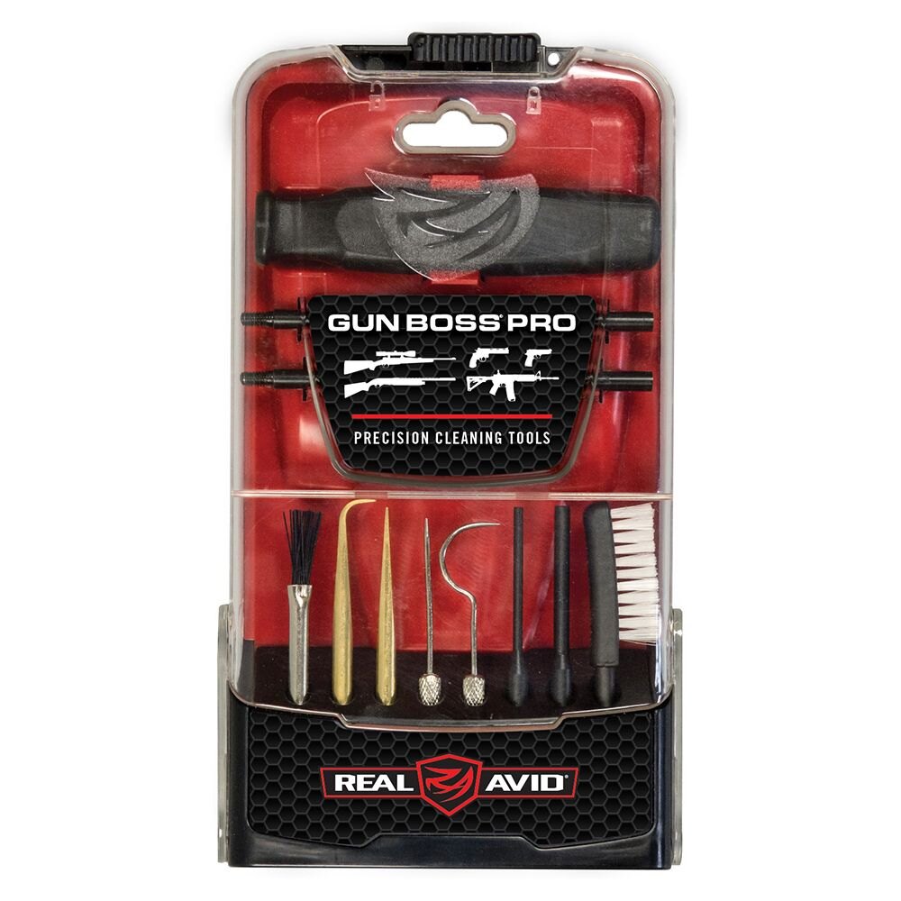 Čistiaca sada Gun BOSS® PRE Precision Cleaning Real Avid® – Čierna / červená (Farba: Čierna / červená)