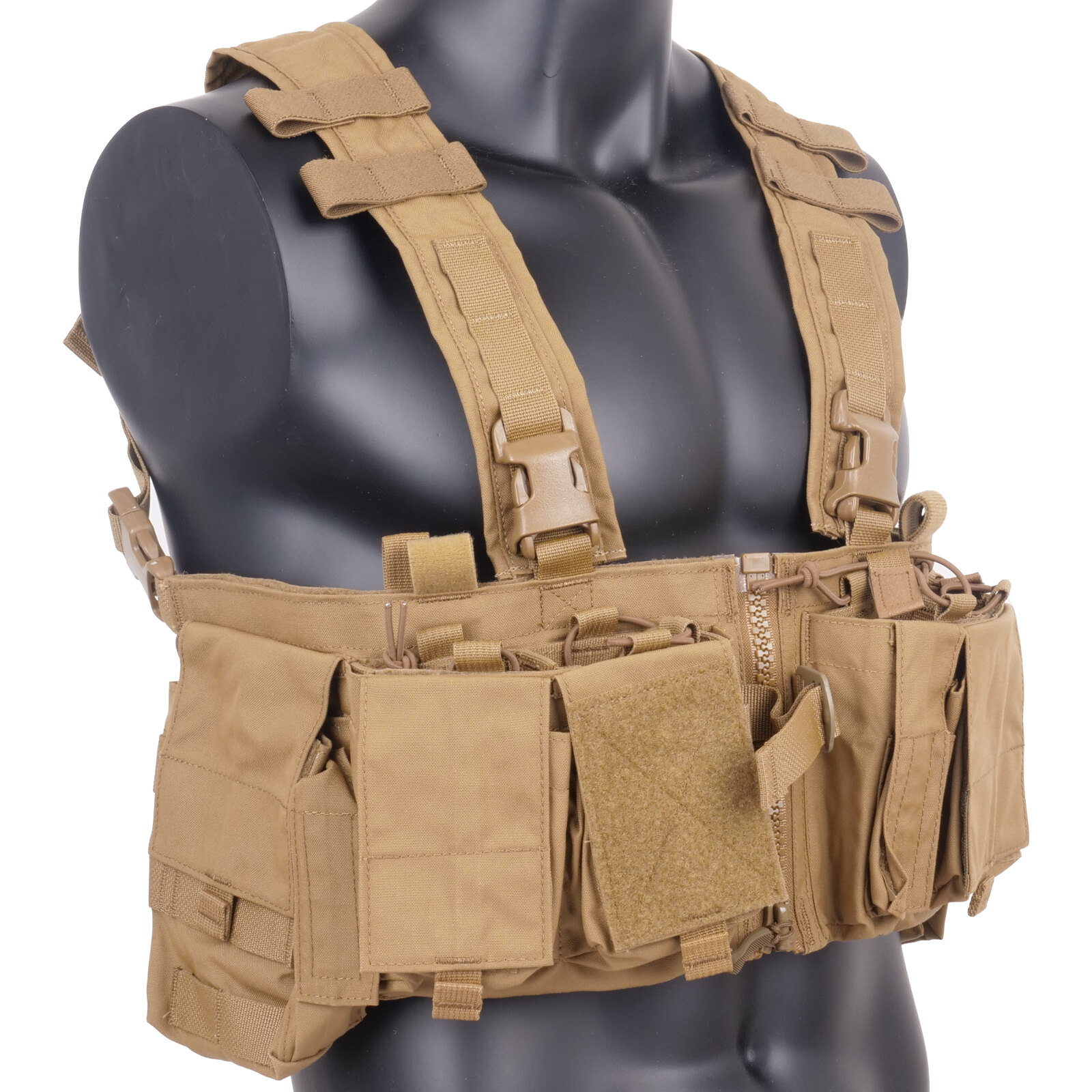 UW Chest Rig GEN V Split-Front Velocity Systems® – Coyote Brown (Farba: Coyote Brown)