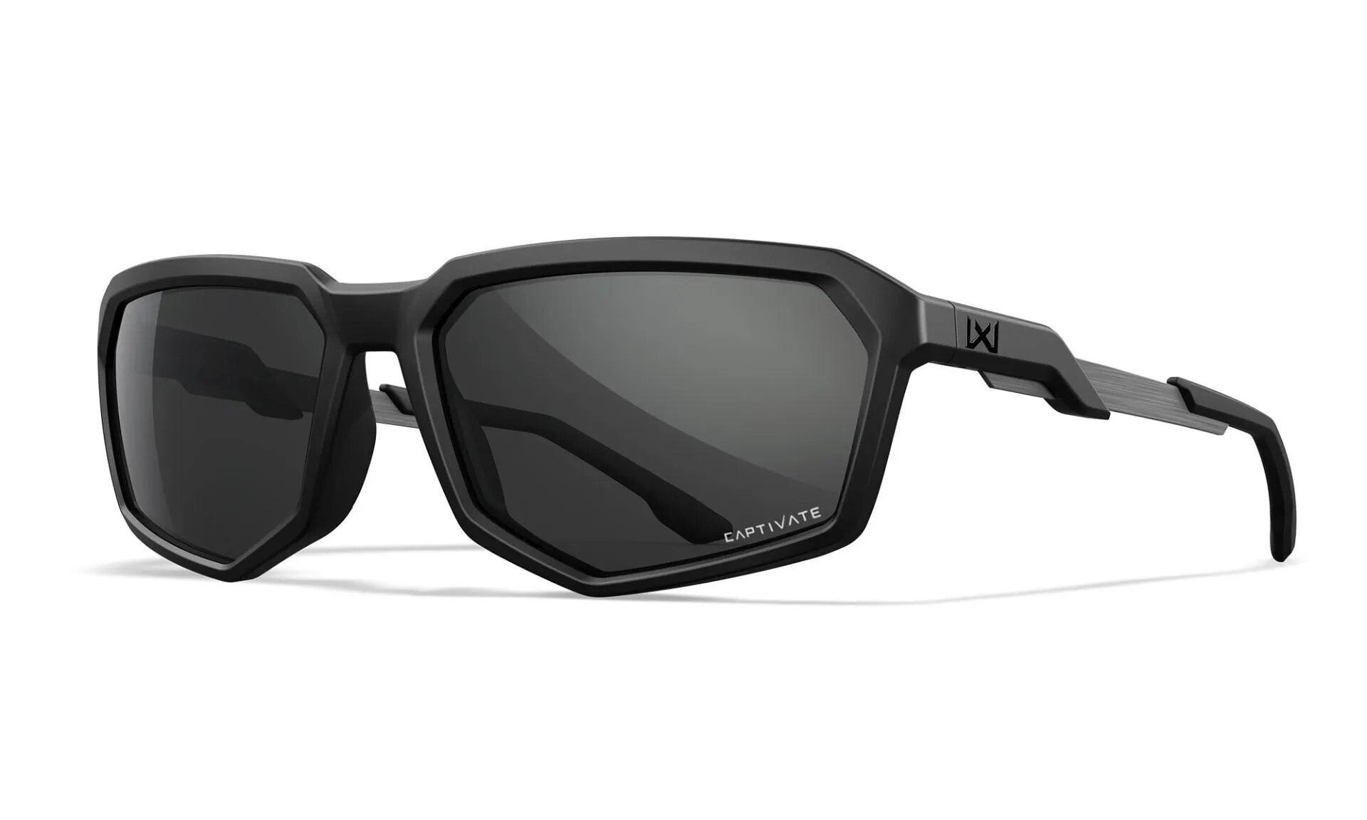 Slnečné okuliare Recon Captivate Wiley X® – Captivate™ sivé, Čierna (Farba: Čierna, Šošovky: Captivate™ sivé)