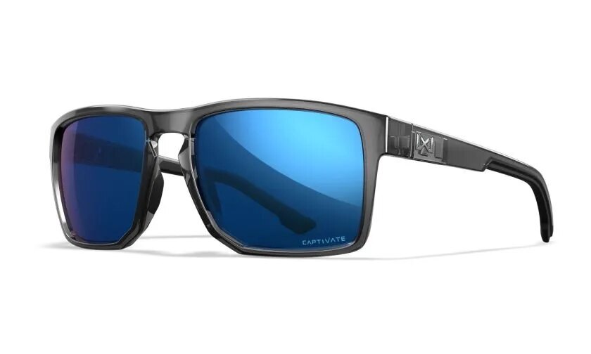 Slnečné okuliare Founder Captivate Wiley X® – Captivate™ modré polarizované mirror, Sivá (Farba: Sivá, Šošovky: Captivate™ modré polarizované mirror)