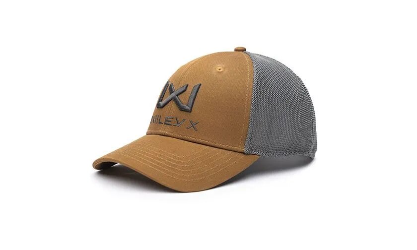 Šiltovka Trucker Cap Logo WX WileyX® – Dark Grey, Tan/Grey (Farba: Tan/Grey, Varianta: Dark Grey)