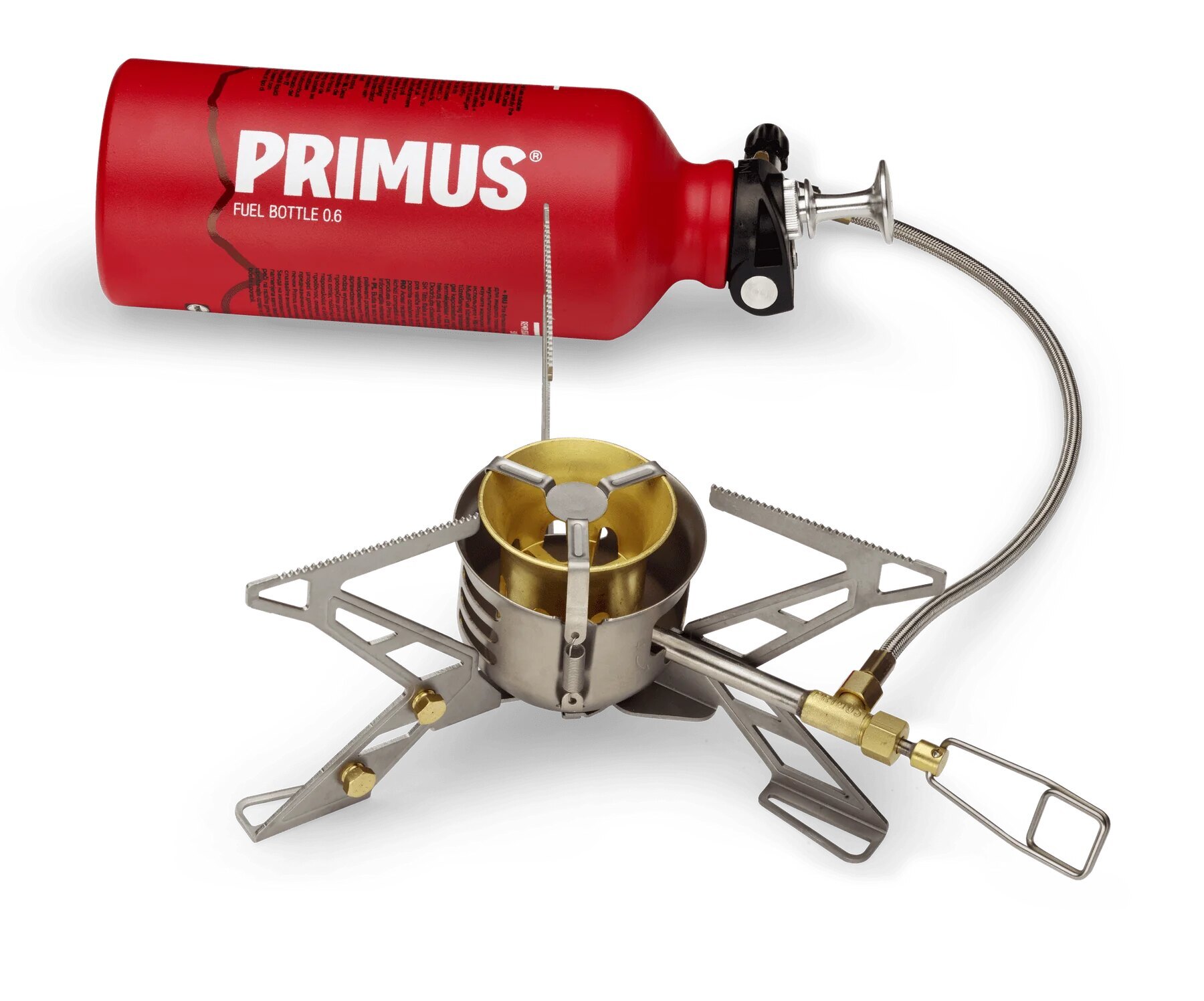 Varič OmniFuel II s fľašou Primus® (Farba: Červená)