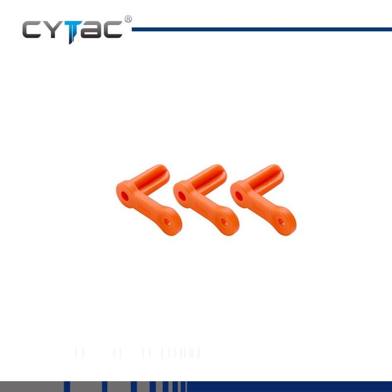 Bezpečnostná vložka do komory, 2 kusy, Cytac® 9mm- oranžová