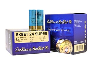 Brokové náboje Skeet 24 Super Sellier&Bellot® / 12/70* / 24 g / 25 ks