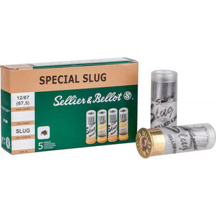 Brokové náboje Special Slug Sellier&Bellot® / 12/65 / 32 g / 5 ks