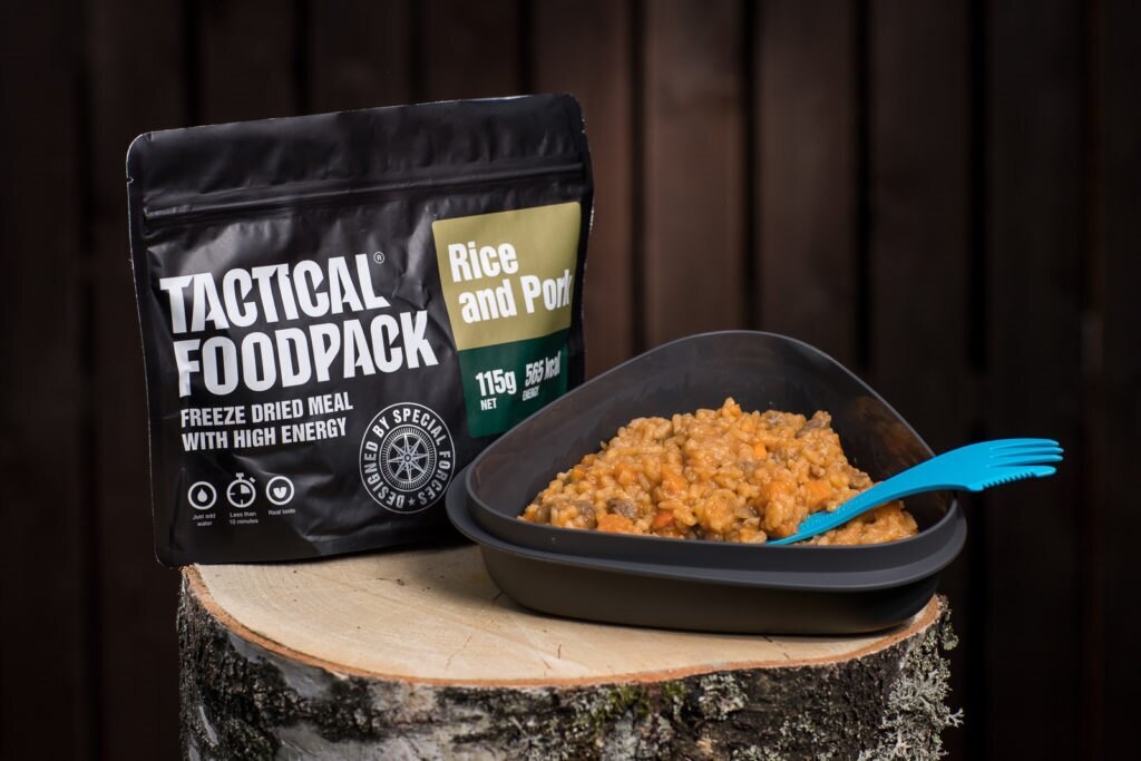 Dehydrované jedlo Tactical Foodpack® ryža s bravčovým mäsom
