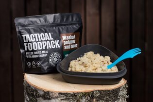 Dehydrované jedlo Tactical Foodpack® zemiaková kaša so slaninou
