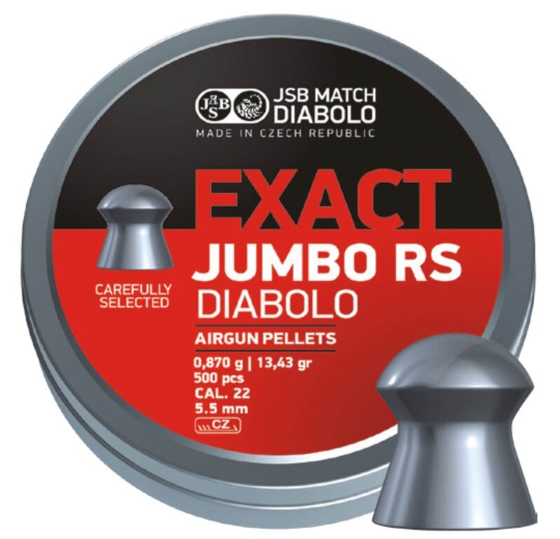 Diabolky Exact Jumbo RS 5.52 mm JSB® / 250 ks