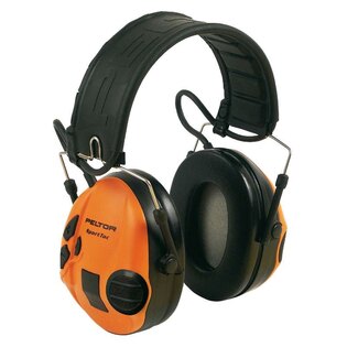 Elektronická ochranná slúchadlá 3M® PELTOR® SportTac™  Slimline - zelená, oranžová