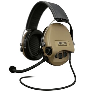 Elektronické chrániče sluchu Supreme Mil-Spec CC Sordin®, s mikrofónom