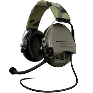 Elektronické chrániče sluchu Supreme Mil-Spec CC Sordin®, s mikrofónom