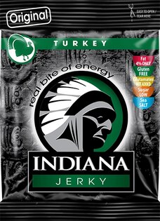 Indiana Jerky® - Krůtí šušené maso 25g