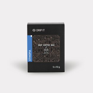 Káva vo filtri Etiopia Sidamo Drip it®, 5 ks