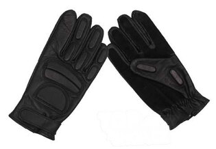 Kožené rukavice MFH® polstrované - čierne
