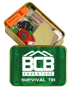 Krabička poslednej záchrany BCB® Adventure Survival Tin