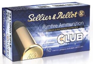 Malokalibrové náboje Club / Standard Sellier & Bellot® / .22 LR / 2,6 g / 50 ks