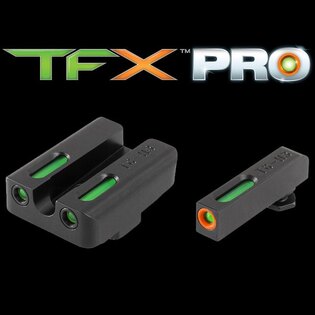 Mieridlá TFX Pro Tritium / Fiber-Optic Truglo® - Glock® 42/43 Set PRO ORN