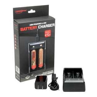 Nabíjačka batérií 18650 Dual Charger + Adapter PowerTac®