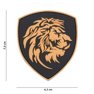 Nášivka Dutch Lion 101INC® - hnedá