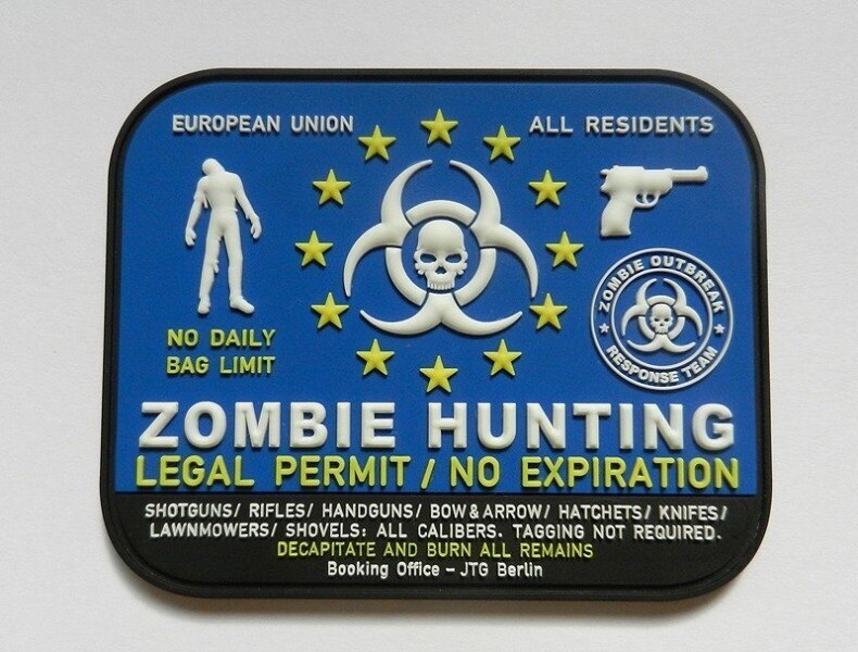 Nášivka JTG Zombie Hunting