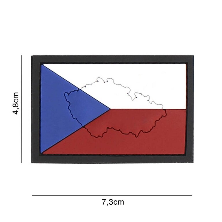 Nášivka vlajka Česká republika 101INC® - farebná