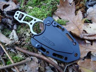 Nôž s pevnou čepeľou First Tactical® Scorpion Mini Tanto - strieborný