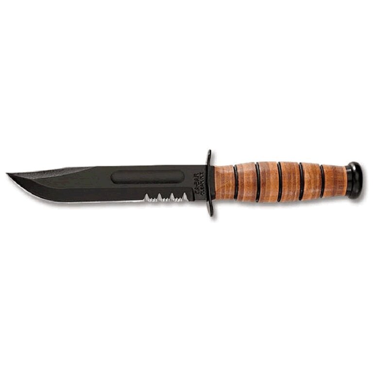 Nôž s pevnou čepeľou KA-BAR® ARMY The Legend s kombinovaným ostrím