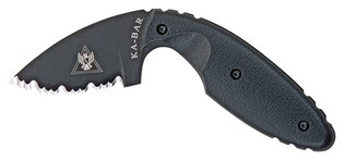 Nôž s pevnou čepeľou KA-BAR® TDI Law Enforcement Knife so zubatým ostrím