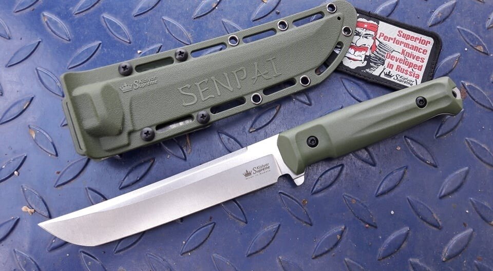 Nôž s pevnou čepeľou Kizlyar SUPREME® Senpai AUS 8