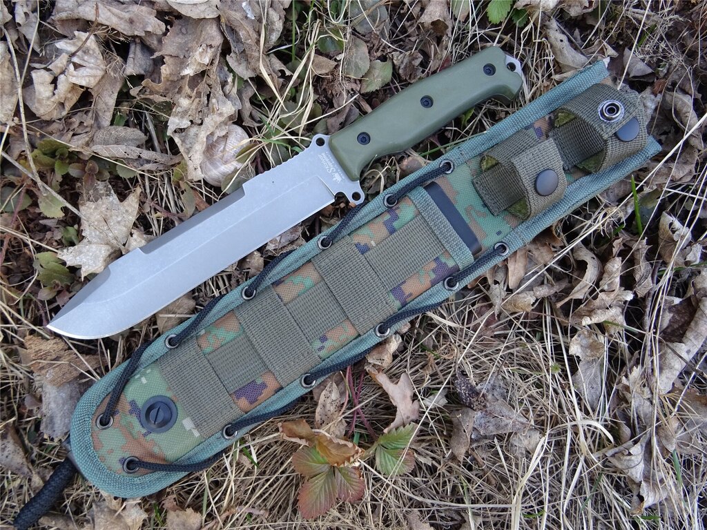 Nôž s pevnou čepeľou Kizlyar SUPREME® Survivalist X AUS 8 G-10
