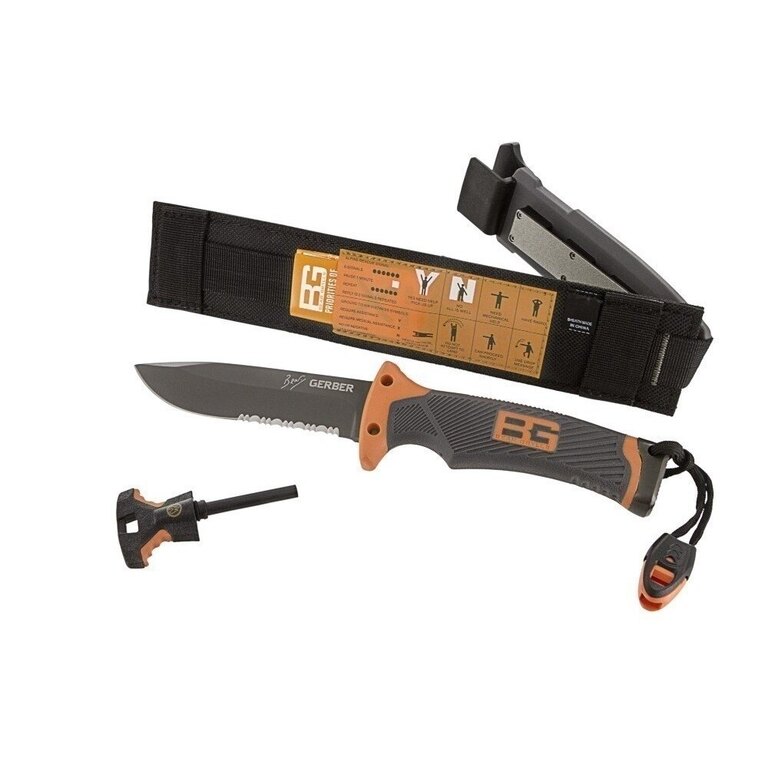 Nôž Ultimate Knife GERBER® Bear Grylls - kombinované ostrie
