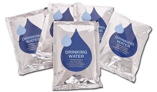 Núdzové balenie pitnej vody 5×100 ml MSI®