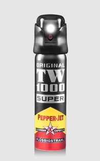 Obranný sprej so svetlom Super Pepper - Jet TW1000® / 75 ml