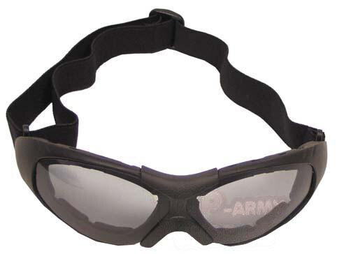 Ochranné jazdecké okuliare MFH® Run s dymovými sklami