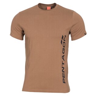 Pánske bavlnené tričko PENTAGON® Ageron Ring-spun, vertikálny nápis