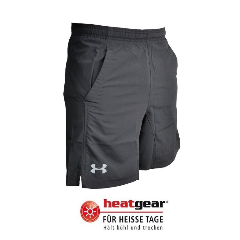 Pánske krátke nohavice UNDER ARMOUR® HIIT Woven 20 cm HeatGear® - čierne