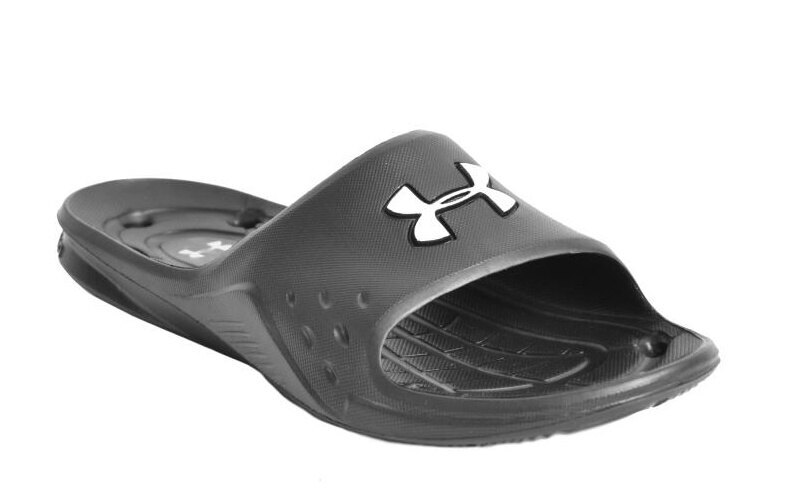 Pánske plážové pantofle UNDER ARMOUR® Locker Slides Special Edition - čierne
