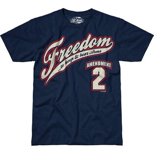 Pánske tričko 7.62 Design® 2nd Amendment Freedom - modré