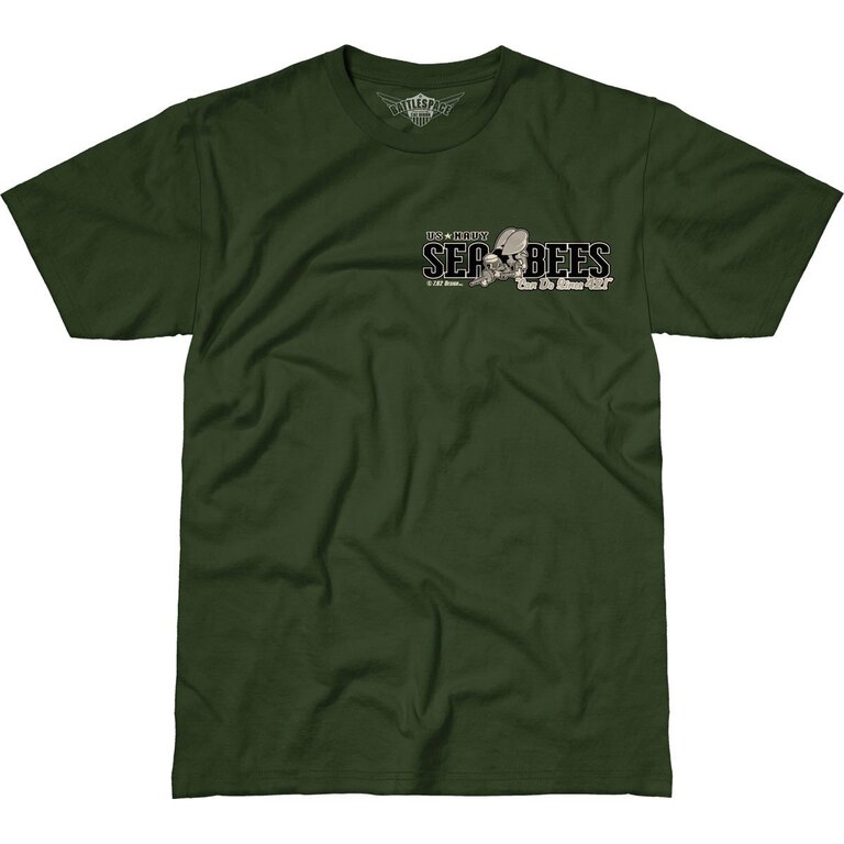 Pánske tričko 7.62 Design® US Navy Seabees - zelené