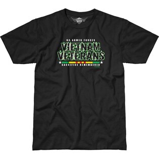 Pánske tričko 7.62 Design® Vietnam Veterans Remembered - čierne