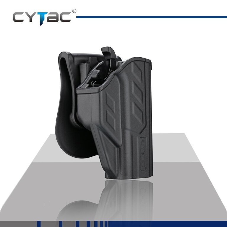 Pištoľové puzdro T-ThumbSmart Cytac® CZ P10C + univerzálne puzdro na zásobník Cytac® - čierne
