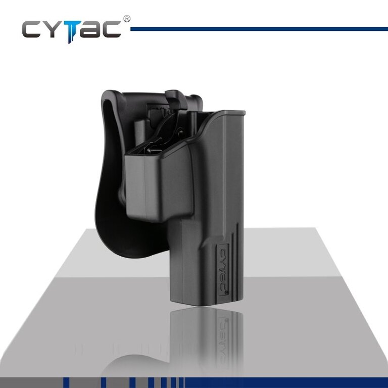 Pištoľové puzdro T-ThumbSmart Cytac® Glock 19 + univerzálne puzdro na zásobník Cytac® - čierne