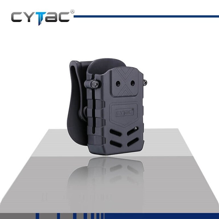Puzdro na zásobník Cytac® AR15, M4, M16 s klipom na opasok - čierne