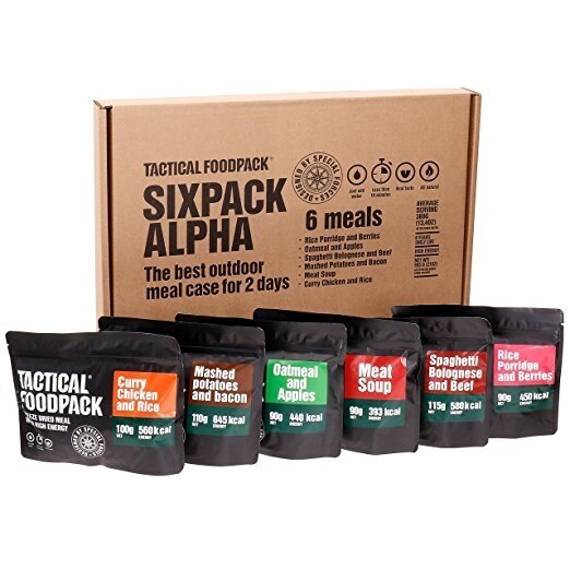 Sada dehydrovaného jedla Tactical Foodpack® Tactical Six Pack Alpha
