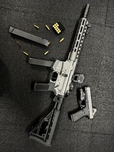 Samonabíjacia puška AR15-9 Dynamic PCC 10,5
